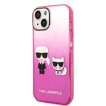Apple iPhone 14 Plus KARL LAGERFELD KLHCP14MTGKCP TPU Hátlap - Rózsaszín kép