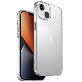 Apple iPhone 14 Plus, Szilikon tok, közepesen ütésálló, légpárnás keret, Uniq Hybrid Air Fender, átlátszó kép