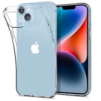 Apple iPhone 14 Plus ütésálló hátlap - Spigen Liquid Crystal - átlátszó kép
