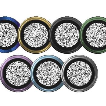 Apple iPhone 14 Pro/14 Pro Max Devia Peak 3D Fém Kamera Védő Üvegfólia - Zöld kép