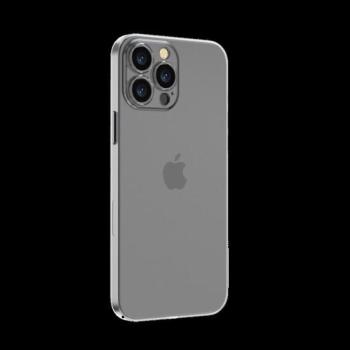 Apple iPhone 14 Pro Devia Wing Ultra Slim Matt Hátlap - Átlátszó kép