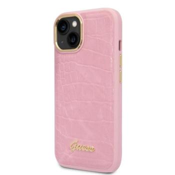 Apple iPhone 14 Pro GUESS GUHCP14LHGCRHP Hátlap - Rózsaszín kép