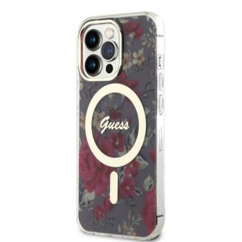 Apple iPhone 14 Pro GUESS GUHMP14LHCFWSA MagSafe Hátlap - Khaki tok kép
