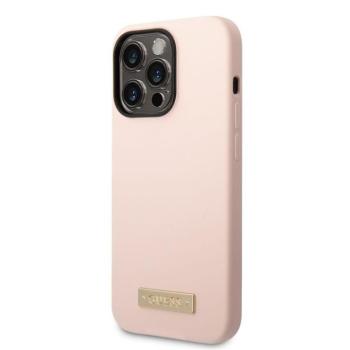 Apple iPhone 14 Pro GUESS GUHMP14LSBPLP MagSafe Hátlap - Rózsaszín kép