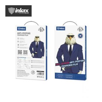 Apple iPhone 14 Pro Inkax GL-06 Anti-Peeping 2.5D Full Üvegfólia - Fekete kép