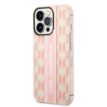Apple iPhone 14 Pro KARL LAGERFELD KLHCP14LHKLSPCP Hátlap - Rózsaszín kép