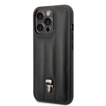 Apple iPhone 14 Pro KARL LAGERFELD KLHCP14LPSQPK Hátlap - Fekete kép
