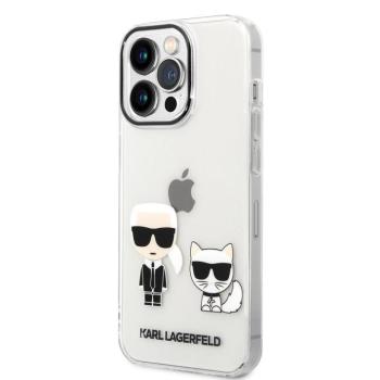 Apple iPhone 14 Pro KARL LAGERFELD KLHCP14LTGKTR TPU Hátlap - Átlátszó kép