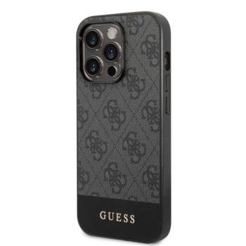 Apple iPhone 14 Pro Max GUESS GUHCP14XG4GLGR Hátlap - Szürke kép