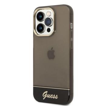 Apple iPhone 14 Pro Max GUESS GUHCP14XHGCOK TPU Hátlap - Fekete kép