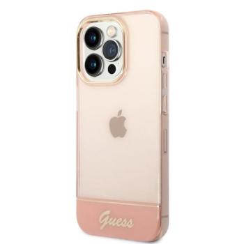 Apple iPhone 14 Pro Max GUESS GUHCP14XHGCOP TPU Hátlap - Rózsaszín kép