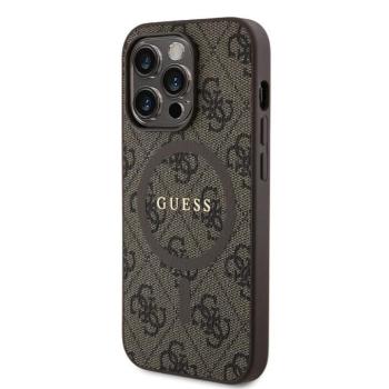 Apple iPhone 14 Pro Max GUESS GUHMP14XG4GFRW MagSafe Hátlap - Barna kép