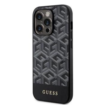 Apple iPhone 14 Pro Max GUESS GUHMP14XHGCFSEK MagSafe Hátlap - Fekete tok kép