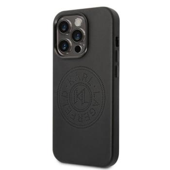 Apple iPhone 14 Pro Max KARL LAGERFELD KLHCP14XFWHK Hátlap - Fekete kép