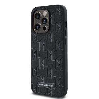Apple iPhone 14 Pro Max KARL LAGERFELD KLHMP14XPKHPORPK Magsafe Hátlap - Fekete kép