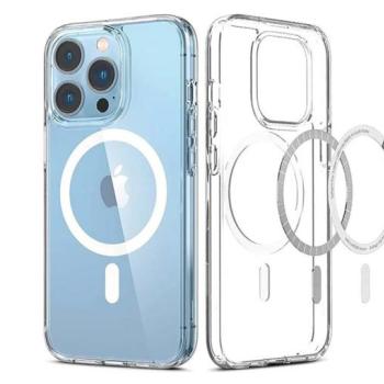 Apple iPhone 14 Pro Max szilikon hátlap - Clear Mag Cover - átlátszó kép