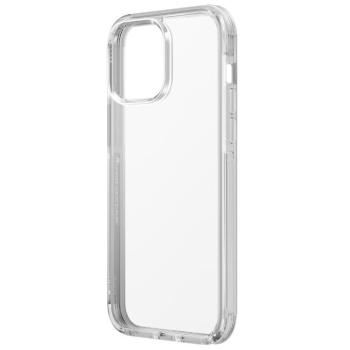 Apple iPhone 14 Pro Max, Szilikon keret + műanyag hátlap, közepesen ütésálló, légpárnás sarok, Uniq Combat, átlátszó kép