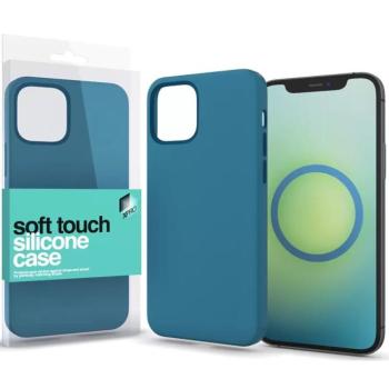 Apple iPhone 14 Pro Max, Szilikon tok, MagSafe rögzítésű, Xprotector Soft Touch MagSafe, kék kép