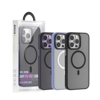 Apple iPhone 14 Pro Max TG Skin Friendly Drop Magsafe Hátlap - Lila kép
