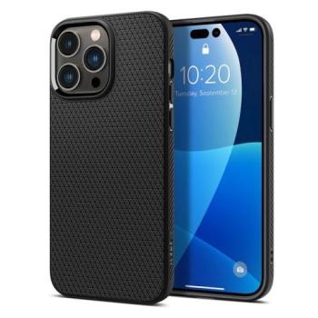 Apple iPhone 14 Pro Max ütésálló hátlap - Spigen Liquid Air - fekete kép