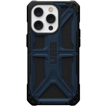 Apple iPhone 14 Pro, Műanyag hátlap védőtok, szilikon belső, közepesen ütésálló, UAG Monarch, sötétkék kép