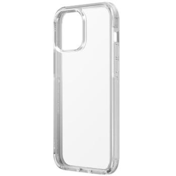 Apple iPhone 14 Pro, Szilikon keret + műanyag hátlap, közepesen ütésálló, légpárnás sarok, Uniq Combat, átlátszó kép