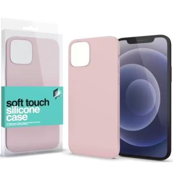 Apple iPhone 14 Pro, Szilikon tok, Xprotector Soft Touch, rózsaszín kép