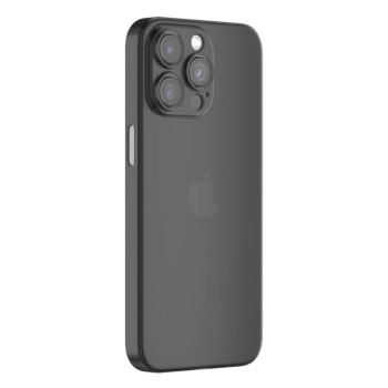 Apple iPhone 15 Devia Wing Ultra Slim Matt Hátlap - Fekete kép