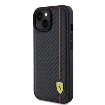 Apple iPhone 15 Ferrari FEHCP15SN3DUR Hátlap - Fekete kép