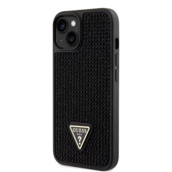 Apple iPhone 15 GUESS GUHCP15SHDGTPK Hátlap - Fekete kép