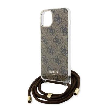 Apple iPhone 15 GUESS GUHCP15SSHC4SEW IML Hátlap - Barna kép