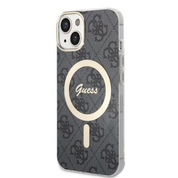 Apple iPhone 15 GUESS GUHMP15SH4STK MagSafe IML Hátlap - Fekete kép