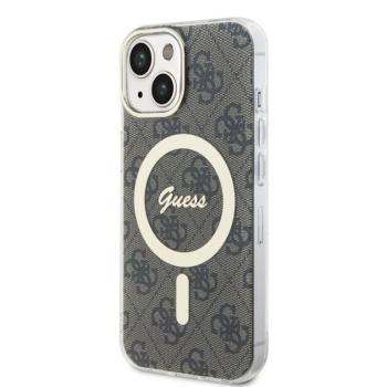 Apple iPhone 15 GUESS GUHMP15SH4STW MagSafe IML Hátlap - Barna kép