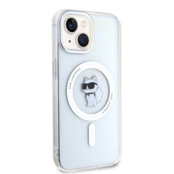 Apple iPhone 15 KARL LAGERFELD KLHMP15SHFCCNOT Magsafe IML Hátlap - Átlátszó kép