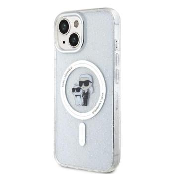 Apple iPhone 15 KARL LAGERFELD KLHMP15SHGKCNOT Magsafe IML Hátlap - Glitter kép