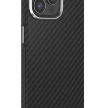 Apple iPhone 15 Plus Devia Carbon Fiber Magsafe Ultra Slim Hátlap - Fekete kép