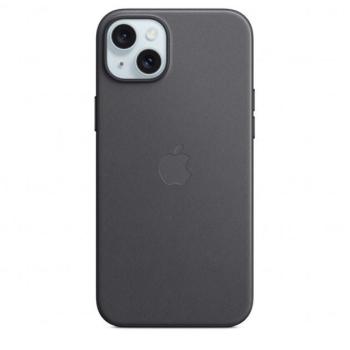 Apple iPhone 15 Plus FineWoven-szövettok MagSafe, fekete kép
