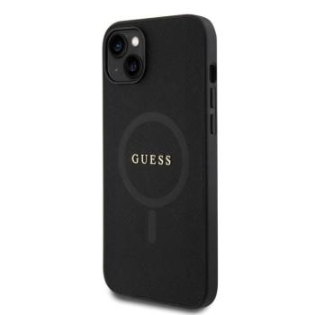 Apple iPhone 15 Plus GUESS GUHMP15MPSAHMCK MagSafe Hátlap - Fekete kép