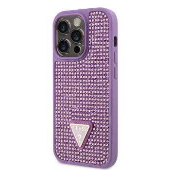 Apple iPhone 15 Pro GUESS GUHCP15LHDGTPU Hátlap - Lila kép