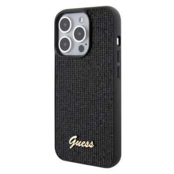 Apple iPhone 15 Pro GUESS GUHCP15LPMSDGSK Hátlap - Fekete kép