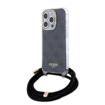 Apple iPhone 15 Pro GUESS GUHCP15LSHC4SEK IML Hátlap - Fekete kép