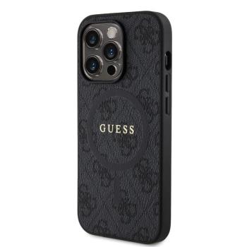Apple iPhone 15 Pro GUESS GUHMP15LG4GFRK MagSafe Hátlap - Fekete kép