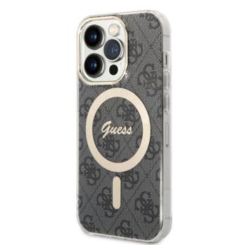 Apple iPhone 15 Pro GUESS GUHMP15LH4STK MagSafe IML Hátlap - Fekete kép