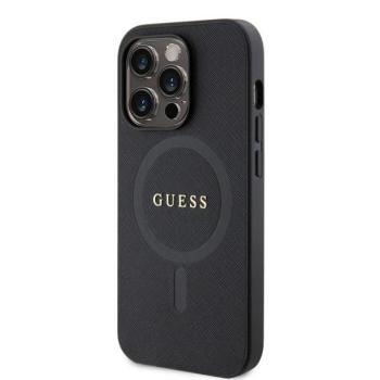 Apple iPhone 15 Pro GUESS GUHMP15LPSAHMCK MagSafe Hátlap - Fekete kép