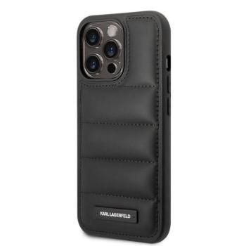 Apple iPhone 15 Pro KARL LAGERFELD KLHCP15LPSQAK Hátlap - Fekete kép