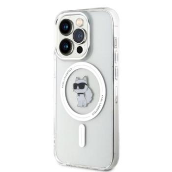Apple iPhone 15 Pro KARL LAGERFELD KLHMP15LHFCCNOT Magsafe TPU Hátlap - Átlátszó kép