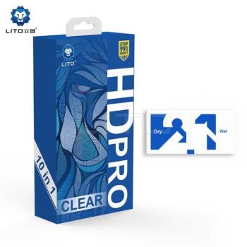Apple iPhone 15 Pro Lito HD Pro ESD 2.5D Full Üvegfólia - Fekete kép