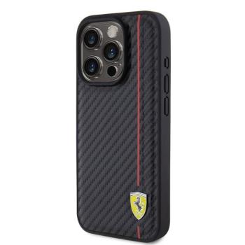 Apple iPhone 15 Pro Max Ferrari FEHCP15LN3DUR Hátlap - Fekete kép