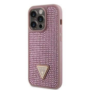 Apple iPhone 15 Pro Max GUESS GUHCP15XHDGTPP Hátlap - Rózsaszín kép