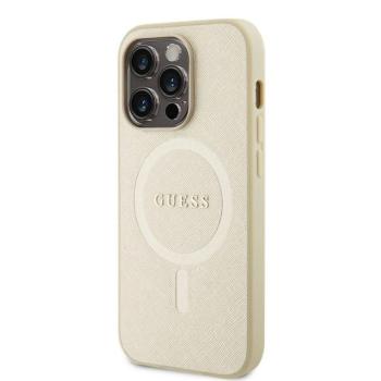 Apple iPhone 15 Pro Max GUESS GUHMP15XPSAHMCB MagSafe Hátlap - Bézs kép